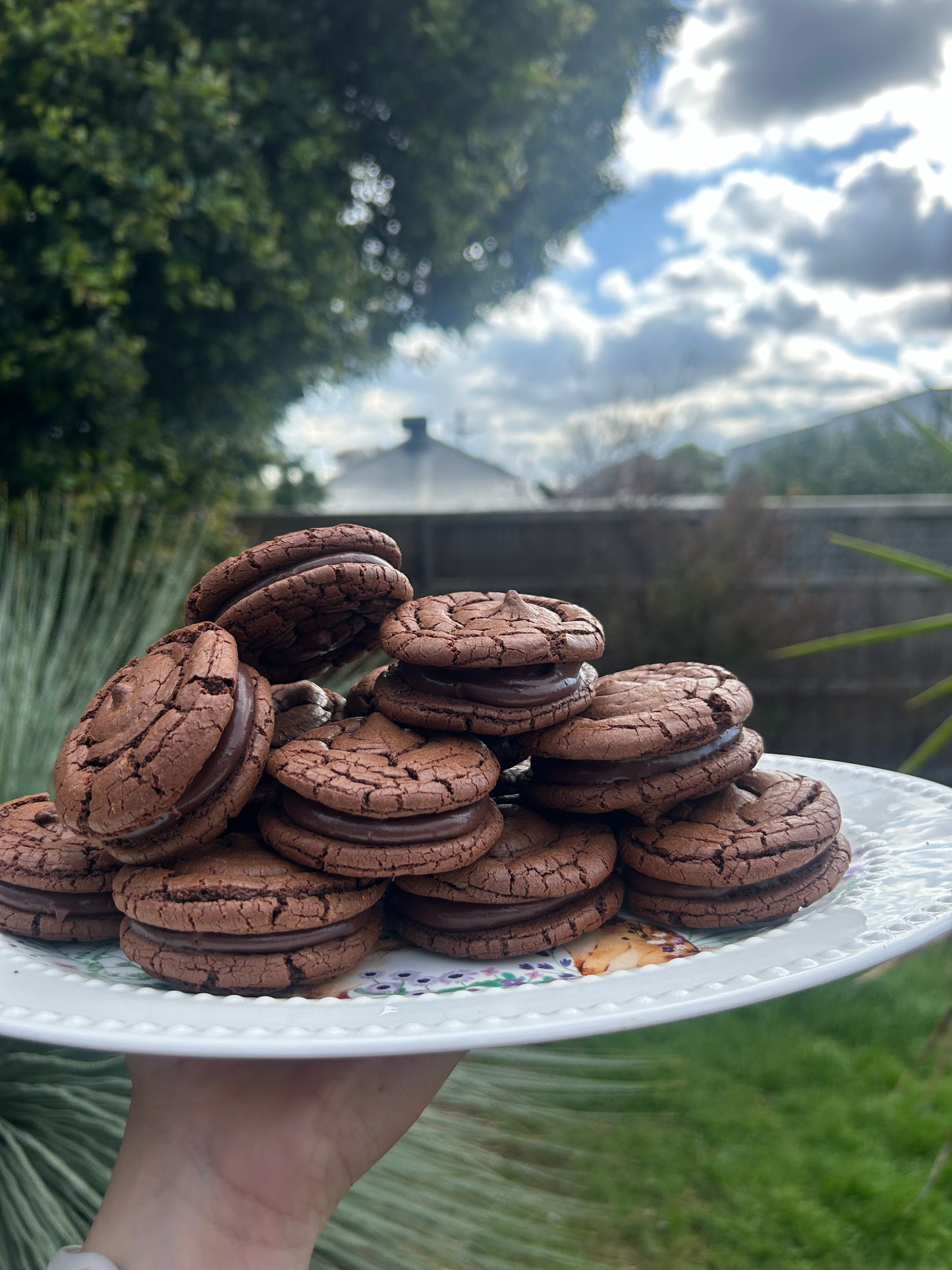 Brownie Cookie Sandwiches