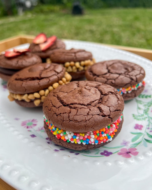 Brownie Cookie Sandwiches